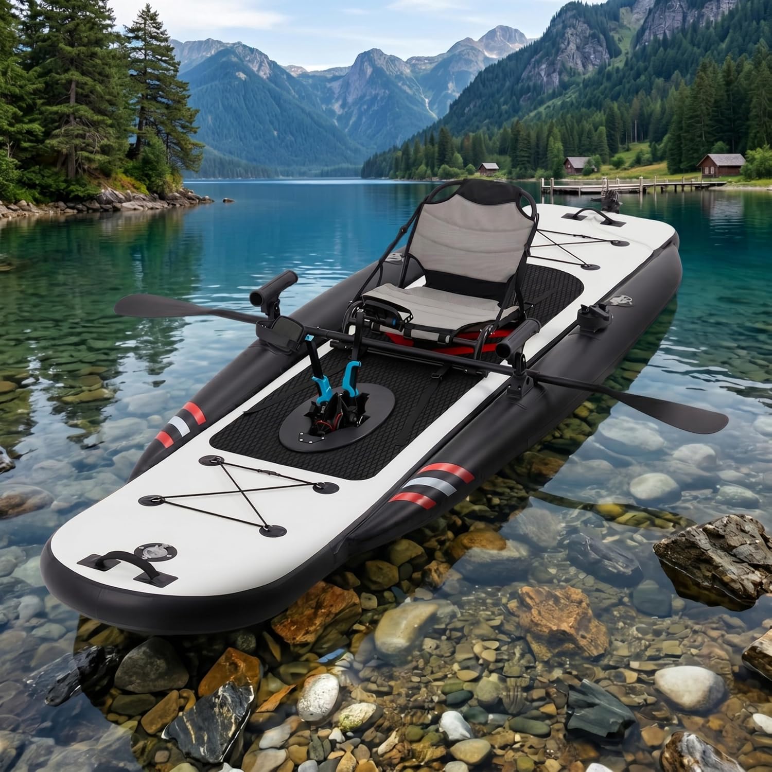 Fishing Kayak Seat - 12피트 프리미엄 PVC 풍선식 낚시 카약