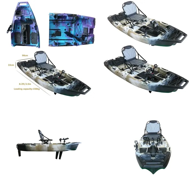 Fishing Kayak Seat - 8피트 모듈식 1인승 핀 페달 드라이브