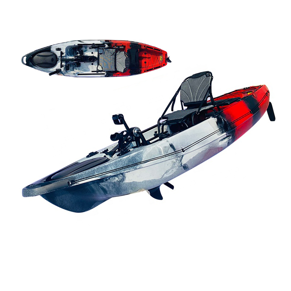 Fishing Kayak Sit On Top - 핫세일 12피트 해양 카약 페달 드라이브