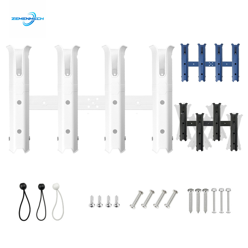Fishing Kayak Rod Holder - 조절 가능한 4단 플라스틱 낚싯대 홀더