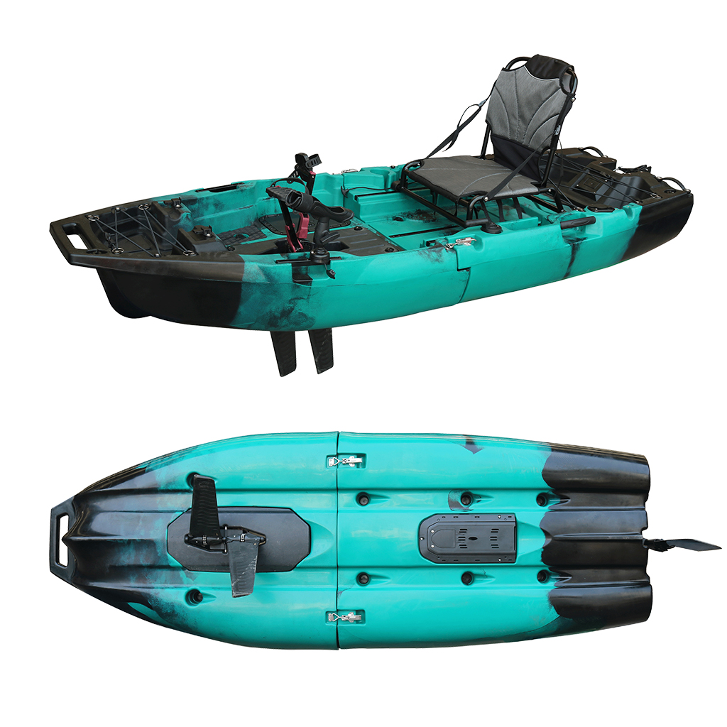 8피트 2.5미터 HDPE 모듈식 싯온탑 카약 1인용  - Fishing Kayak Sit On Top 리뷰 및 가격