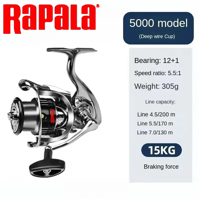 라팔라 스피닝 낚시릴 18KG 최대 드랙력 4.7:1  - Rapala Lure Countdown 리뷰 및 가격