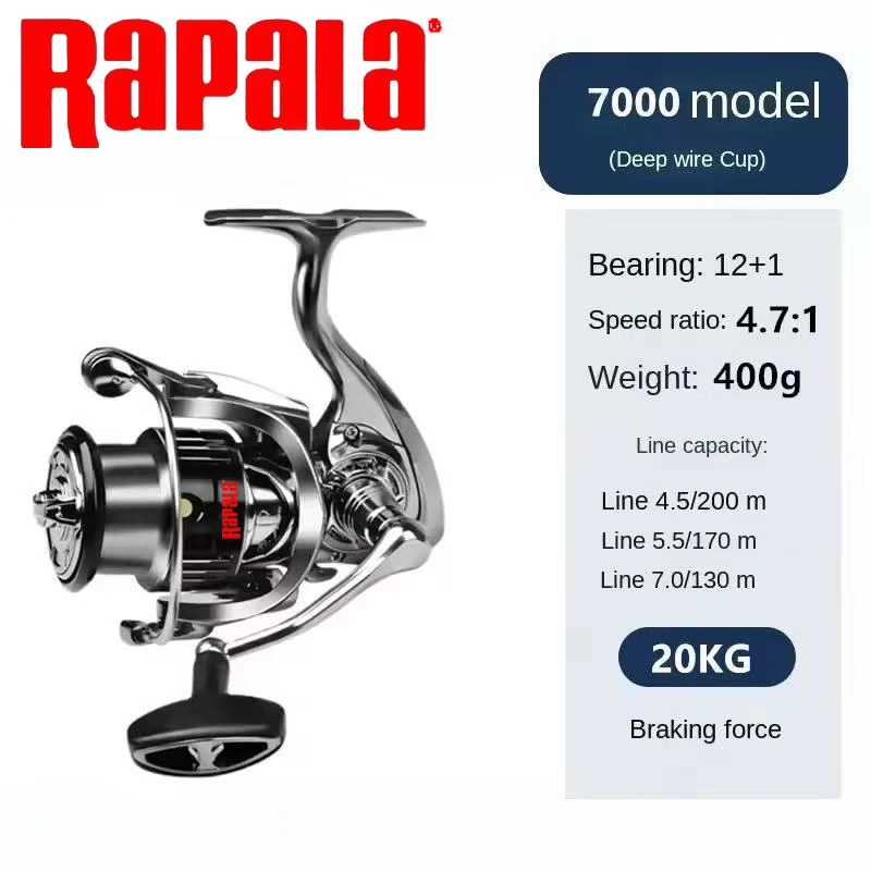 라팔라 스피닝 낚시릴 18KG 최대 드랙력 4.7:1  - Rapala Lure Countdown 리뷰 및 가격