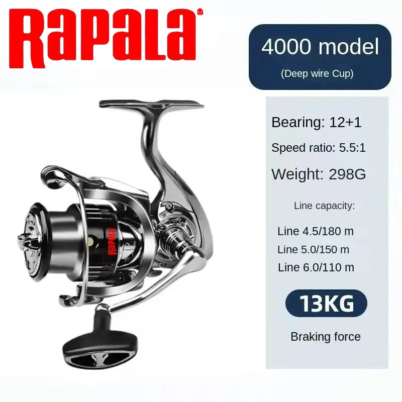 라팔라 스피닝 낚시릴 18KG 최대 드랙력 4.7:1  - Rapala Lure Countdown 리뷰 및 가격