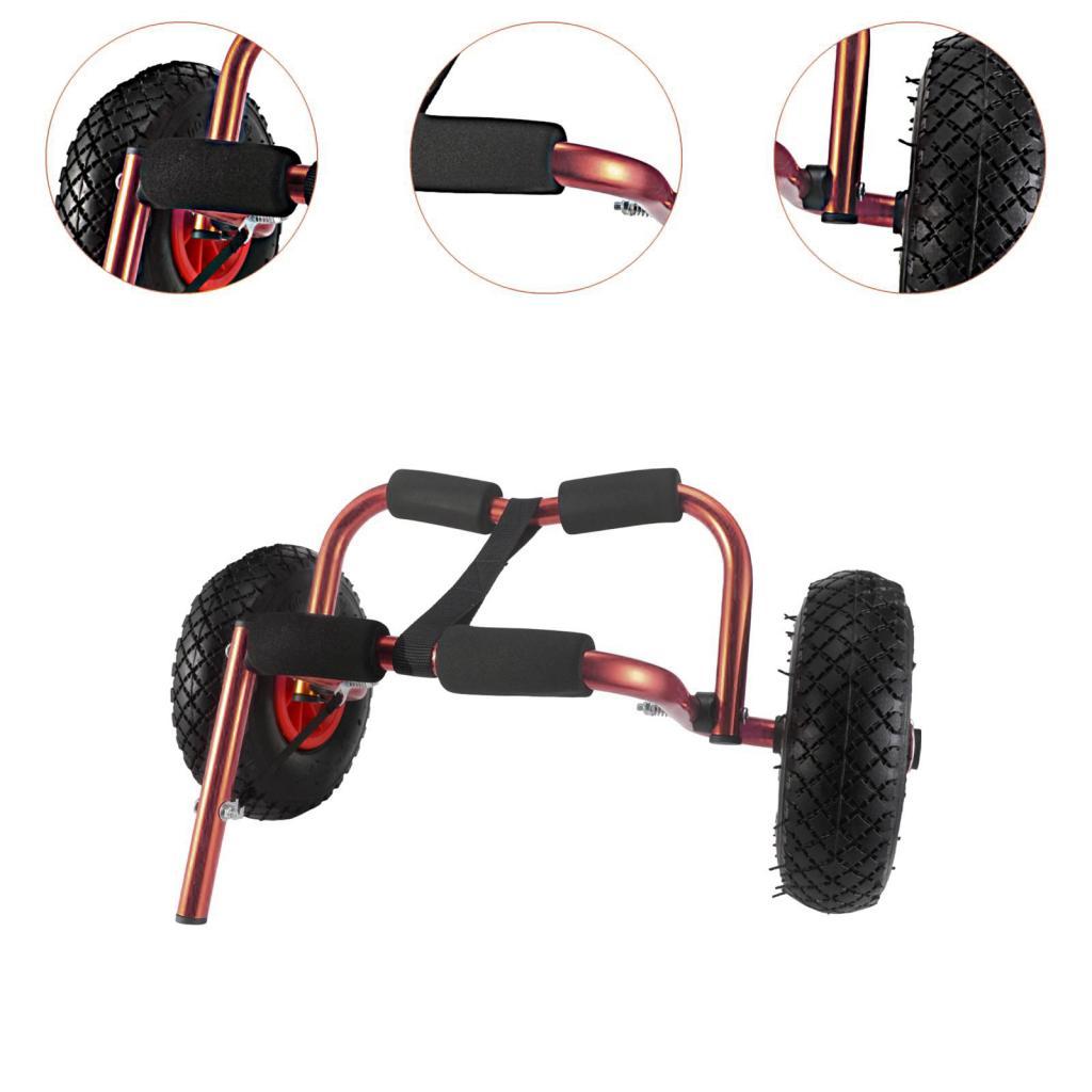 조절 가능한 카약 카트 접이식 알루미늄 트롤리 보트 액 - Fishing Kayak Cart 리뷰 및 가격